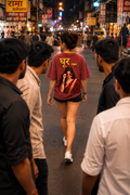 Ghoor Liya – Red Acid Wash T-Shirt | Ghamandi Sherr