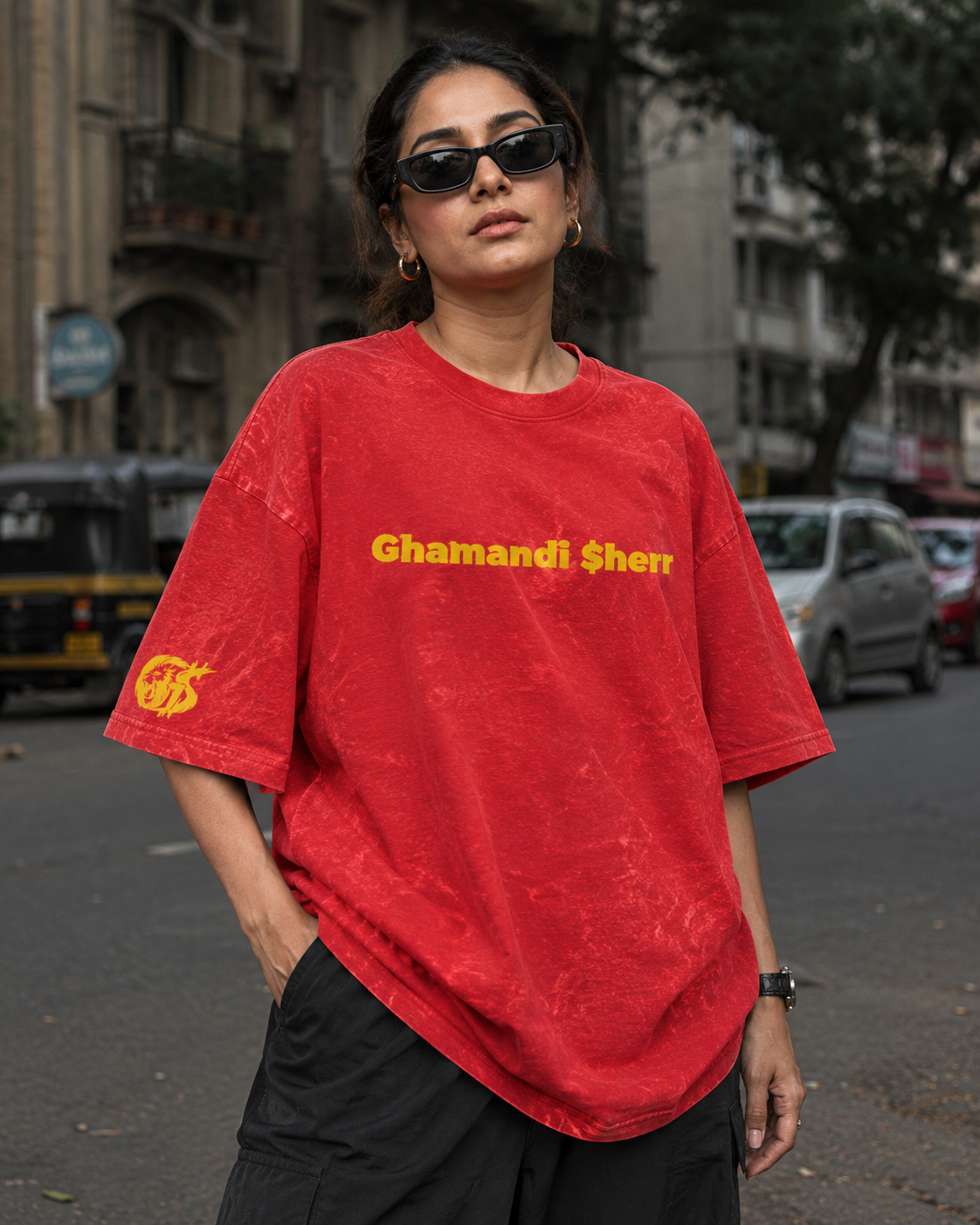 STARGIRL Red Acid-Wash Graphic T-Shirt – Ghamandi Sherr