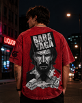 The Boogeyman Drop Tee | Red Acid-Wash Streetwear