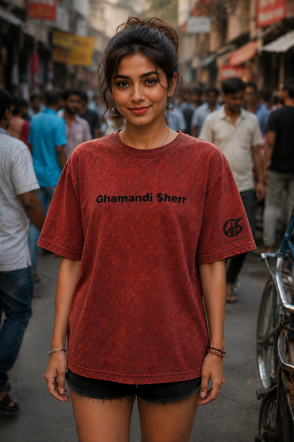 No Means No | Acid Wash Graphic T-Shirt | Ghamandi Sherr
